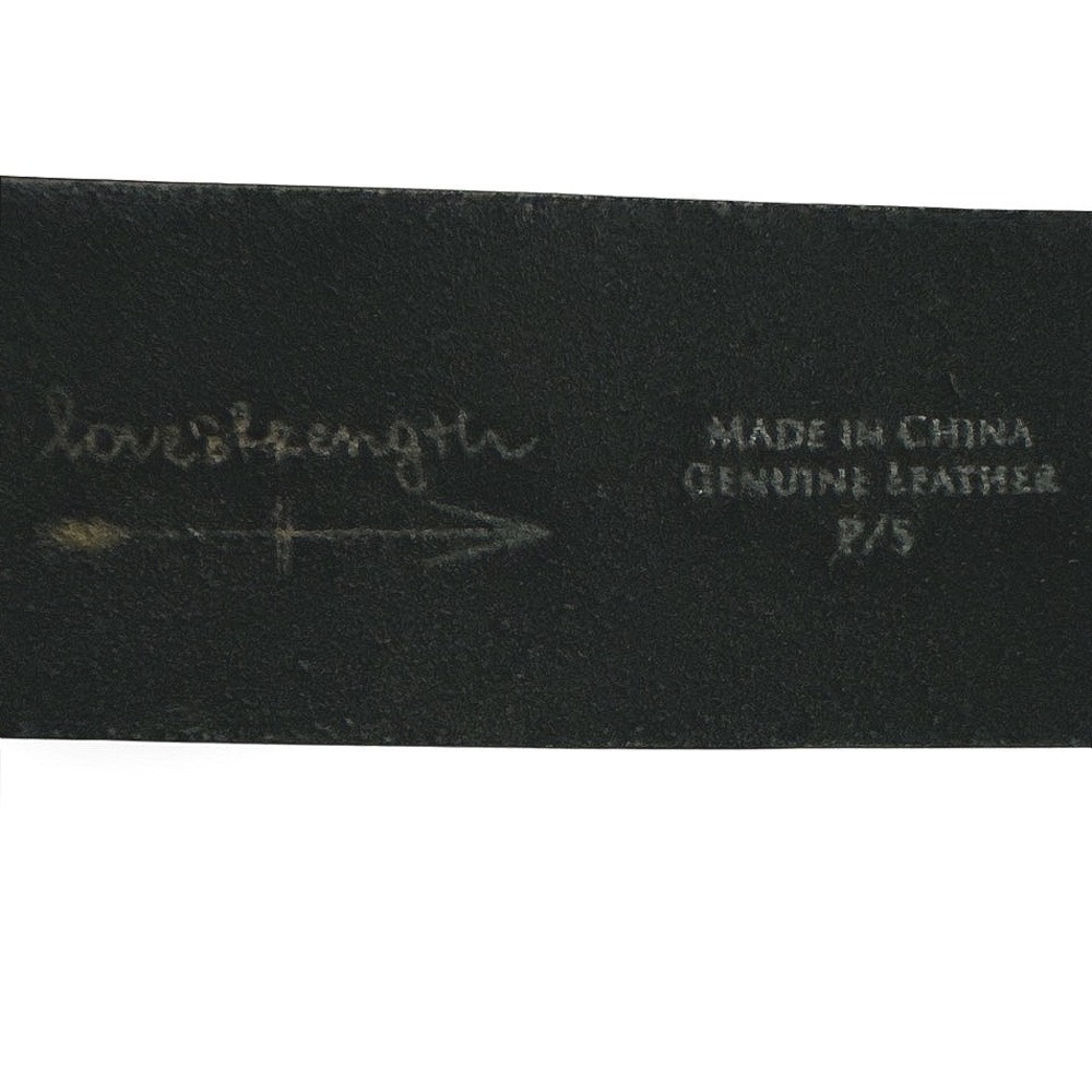 Lovelstrength Croc Embossed Leather Belt Size Small - Picture 4 of 4